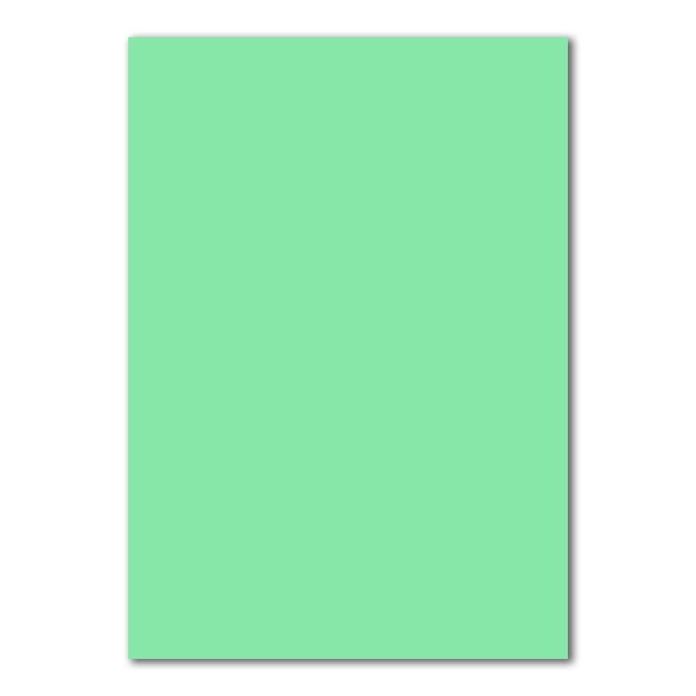 500 DIN A4 Sheets of Mint Green Paper, 160 gsm, 210 x 297 mm