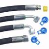 Hydraulic Hose 2SN DN10/NW10, 12L – DKOL, DKOL45, DKOL90 or CEL, Internally Cleaned and Capped view 1