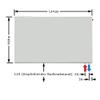 Buderus Logatrend VC-Plan Panel Radiator Type 22, H 400 / L 1800 (with Mounting Set) view 2