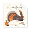 Thanksgiving Day Abstract Turkey Pattern Eyeglass Cleaning Cloth, 5-Pack view 1