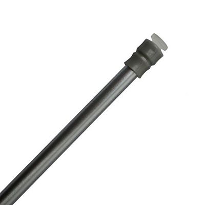 Extendable Sticky Tension Rod with Twist-Lock, No Drilling or Gluing, 40–60 cm, Silver