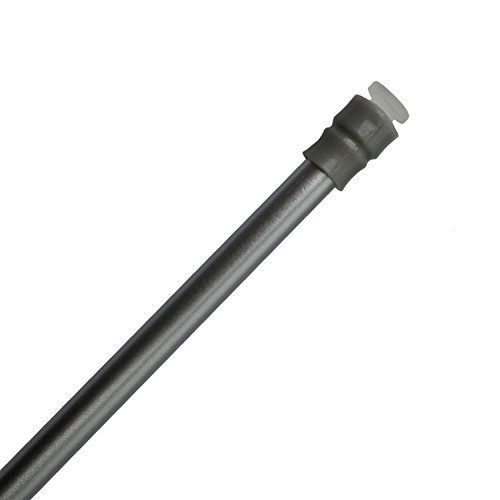 Extendable Sticky Tension Rod with Twist-Lock, No Drilling or Gluing, 40–60 cm, Silver
