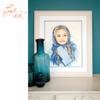 Lanarte Counted Cross-Stitch Kit, Winter Girl, 30 x 40 cm view 3