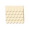 Plywood Shingles - Honeycomb Shape - Size and Quantity Options, 15 x 7.5 mm, Pack of 100 view 3