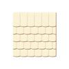 Plywood Shingles – Segment Shape, 100 x 50 mm, Pack of 25 view 1