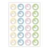 24 Pastel Unicorn and Star Stickers, Matte, Round, 45 mm view 2