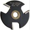 Edess 109502008 Disc Slot Cutter A=47.6/B=2-C=8, Carbide Z3, Silver view 1