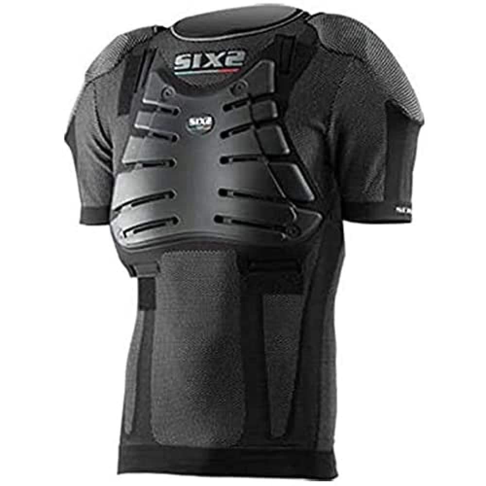 SIX2 Protective Shirt MC Kids CARBON-12Y Unisex Children’s, Black Carbon, 12Y