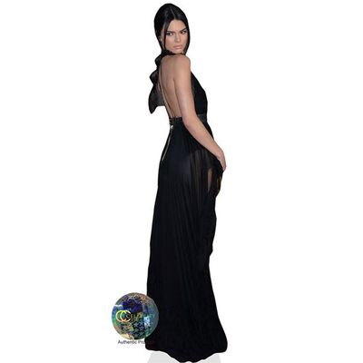 Kendall Jenner (Black Dress) Mini Cardboard Cutout