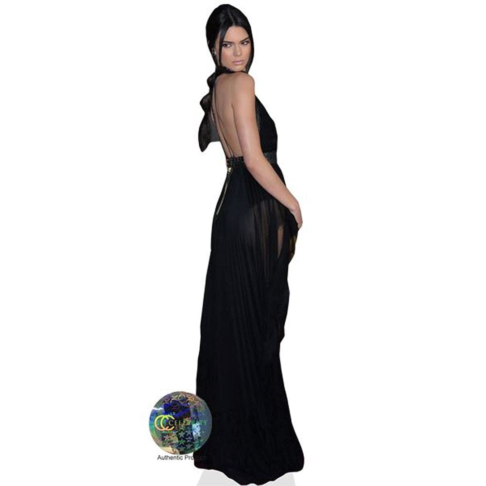 Kendall Jenner (Black Dress) Mini Cardboard Cutout