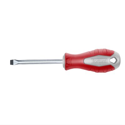 FORTUM Slotted Screwdriver, (-) 4 x 75 mm, S2