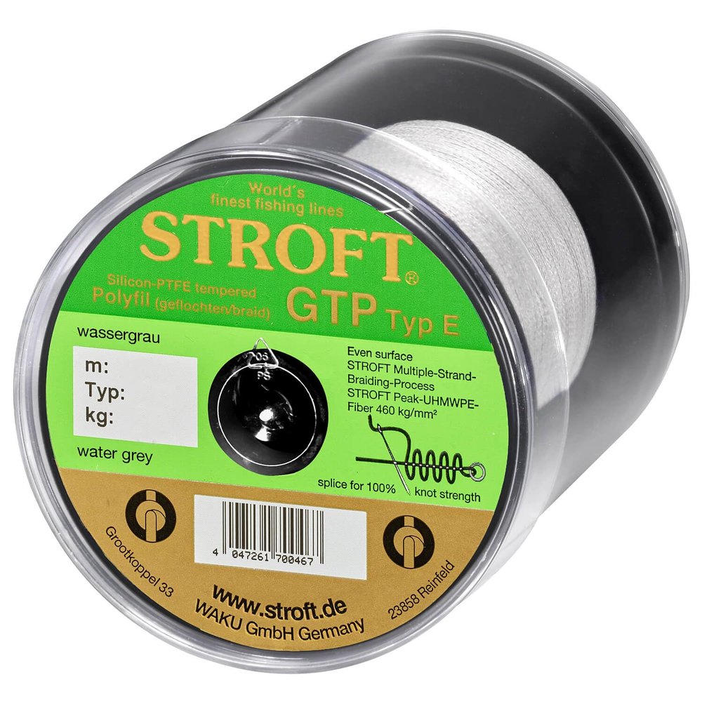 Stroft GTP Type E Braided Line, Water Gray, 600 m, E4, 9.5 kg