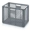Auer Packaging Perforated Euro Container 60 x 40 x 42 cm, Silver Gray view 1
