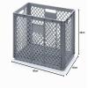 Auer Packaging Perforated Euro Container 60 x 40 x 42 cm, Silver Gray view 2