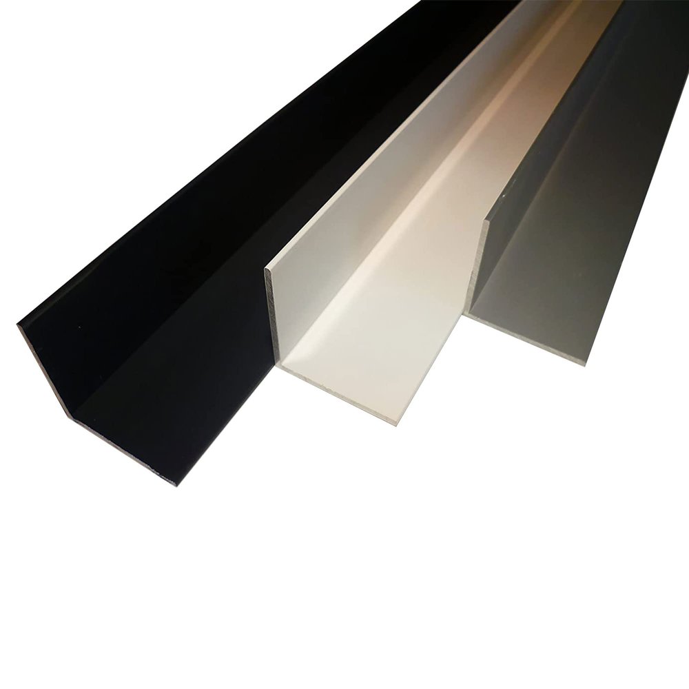 B&T Metall Anodized Aluminum Angle, E6/EV1, 40 x 20 x 2 mm, 1,900 mm Long