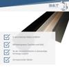 B&T Metall Anodized Aluminum Angle, E6/EV1, 40 x 20 x 2 mm, 1,900 mm Long view 3