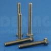 Hex Head Screws M4 x 14 DIN 933, A2 Stainless Steel (Pack of 2) view 2