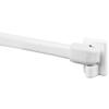 Adjustable Café Curtain Rods, 2-Piece Set, 16-24 in, with Screw Hooks view 2