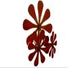 Unbekannt Flower Blossom Set on Stake, Rusted Metal Garden Decoration view 1