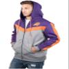 Ultra Game NBA Men's NBA Hoodie with Contrast Back Panel and Full-Zip Closure view 2