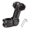 Adjustable Bicycle Stem Riser, 0–60°, Aluminum Alloy, Black, 31.8 × 110 mm view 1
