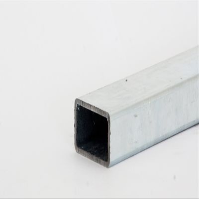 Galvanized Rectangular Steel Tube, 500 mm Long, 50 x 25 x 2 mm
