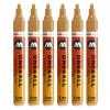 Molotow One4All 227HS Acrylic Markers, 6-Pack, Color 108 Light Ochre Brown view 1