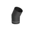 Jeremias | Stove Pipe | Rigid 30° Elbow | 80 mm | Black view 1