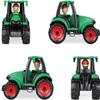 LENA 01624 Truckies Tractor, Sturdy Farm Toy Vehicle, Approx. 17 cm, for Ages 2+ view 3