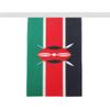 AZ FLAG Kenya Bunting 12 m, 20 Flags, Lightweight Polyester, 45 x 30 cm view 3