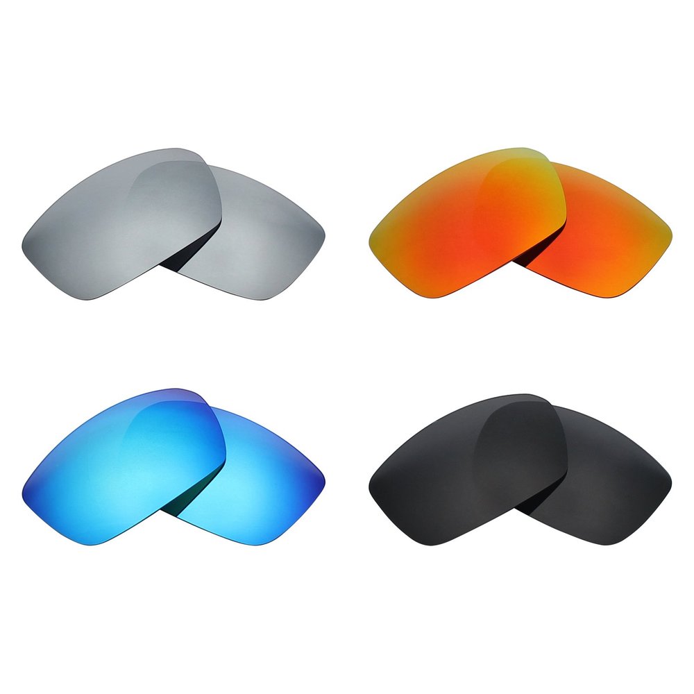 MRY 4-Pair Polarized Replacement Lenses for Spy Optic Dirk Sunglasses