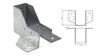 Set of 10 Galvanized Exterior Joist Hangers, CE-Marked (WB - 80/150) view 1