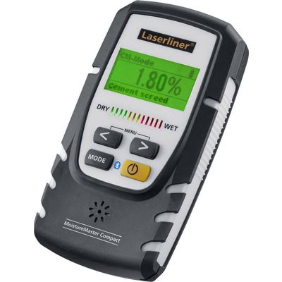Umarex Laserliner MoistureMaster Compact Plus Air and Material Moisture Meter, 56 Wood and 6 Building Material Types, Data Transfer, 082.334A