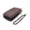 DFV mobile Universal Vertical-Stripe Pouch Case with Zipper and Carabiner for MAXX GENXDROID7 - AX354 - Brown XXM (18 x 10 cm) view 4
