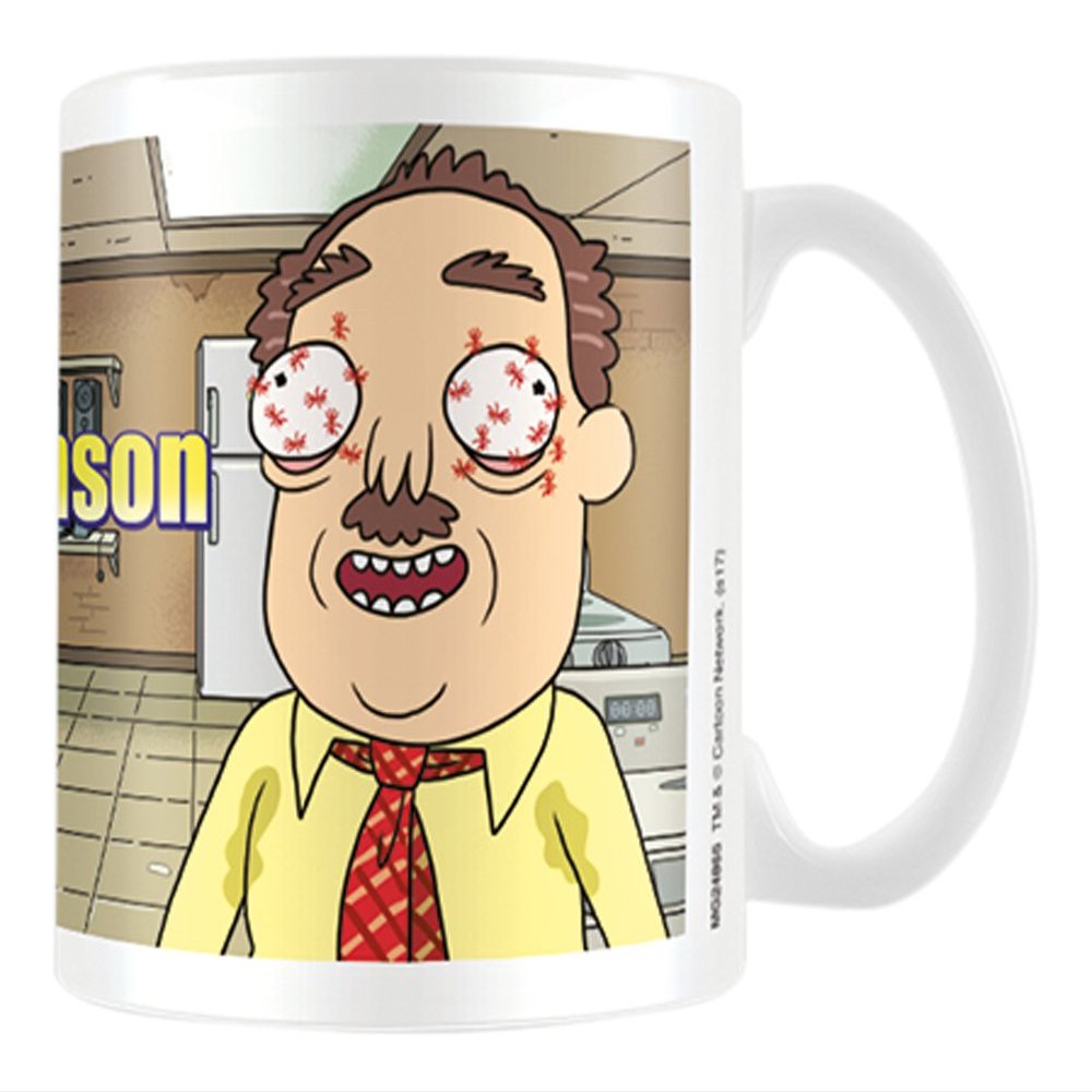 Rick and Morty Ants in My Eyes Johnson Coffee Mug, Ceramic, Multicolor, 7.9 x 11 x 9.3 cm