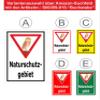 Melis-Folienwerkstatt Nature Reserve Sign with Owl, 60 x 40 cm, 3 mm Rigid Foam, Multiple Sizes/Materials, with Drill Holes view 3