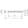 HECO MULTI-MONTI-plus – Hex Head with Attached Washer – 10 x 70 mm view 3