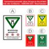Melis-Folienwerkstatt Nature Reserve Sign – Forest Path Closed, 15 x 10 cm, 3 mm Aluminum Composite view 3