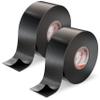 POPPSTAR Self-Fusing Electrical Tape, Universal, 10 m x 38 mm x 0.76 mm, Black, 2 Rolls view 1