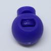 BIG-SAM 10 Cord Locks, 1-Hole, Round, 16 mm, Blue-Purple view 2