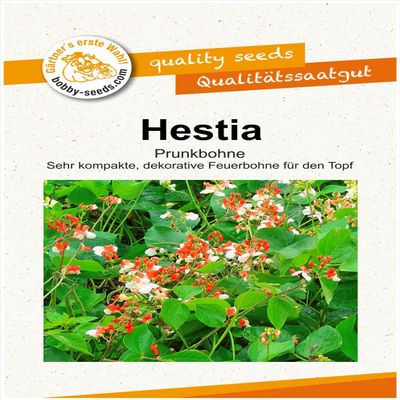 Hestia Runner Bean Seeds, Compact Portion