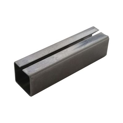 8 to 9 mm Slotted Adapter Sleeve for Door Handle Square Spindles, Galvanized Steel