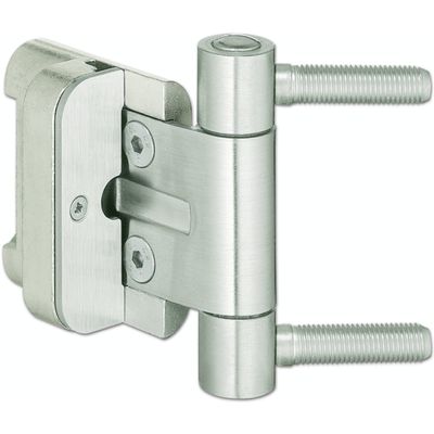 BAKA 2D/20 Door Hinge with Pin Security, 9.9 x 40 mm Pin, Galvanized Steel