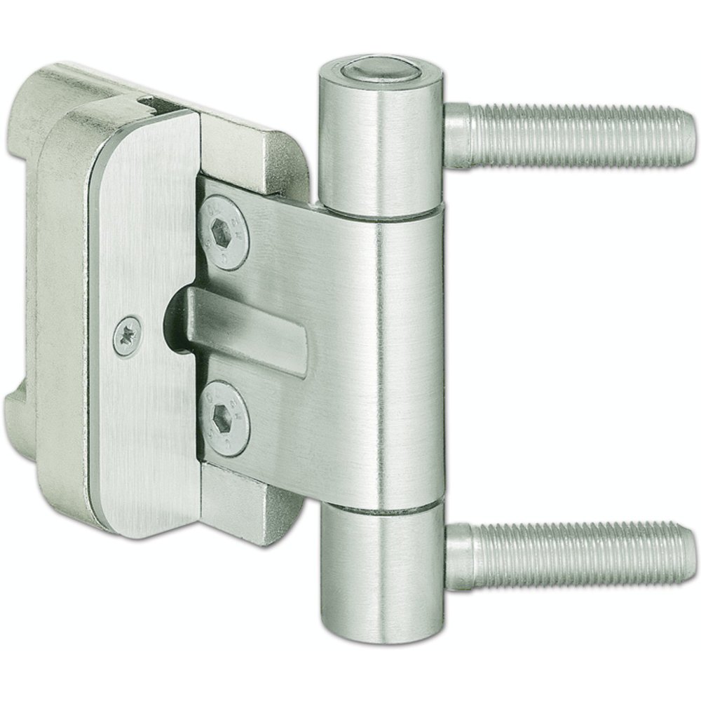 BAKA 2D/20 Door Hinge with Pin Security, 9.9 x 40 mm Pin, Galvanized Steel