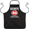 Unknown Saying Apron for 40th Birthday – Gift Idea Cooking Apron: “Stop, This Content Is 40. Please Help Me Cross the Street” view 1