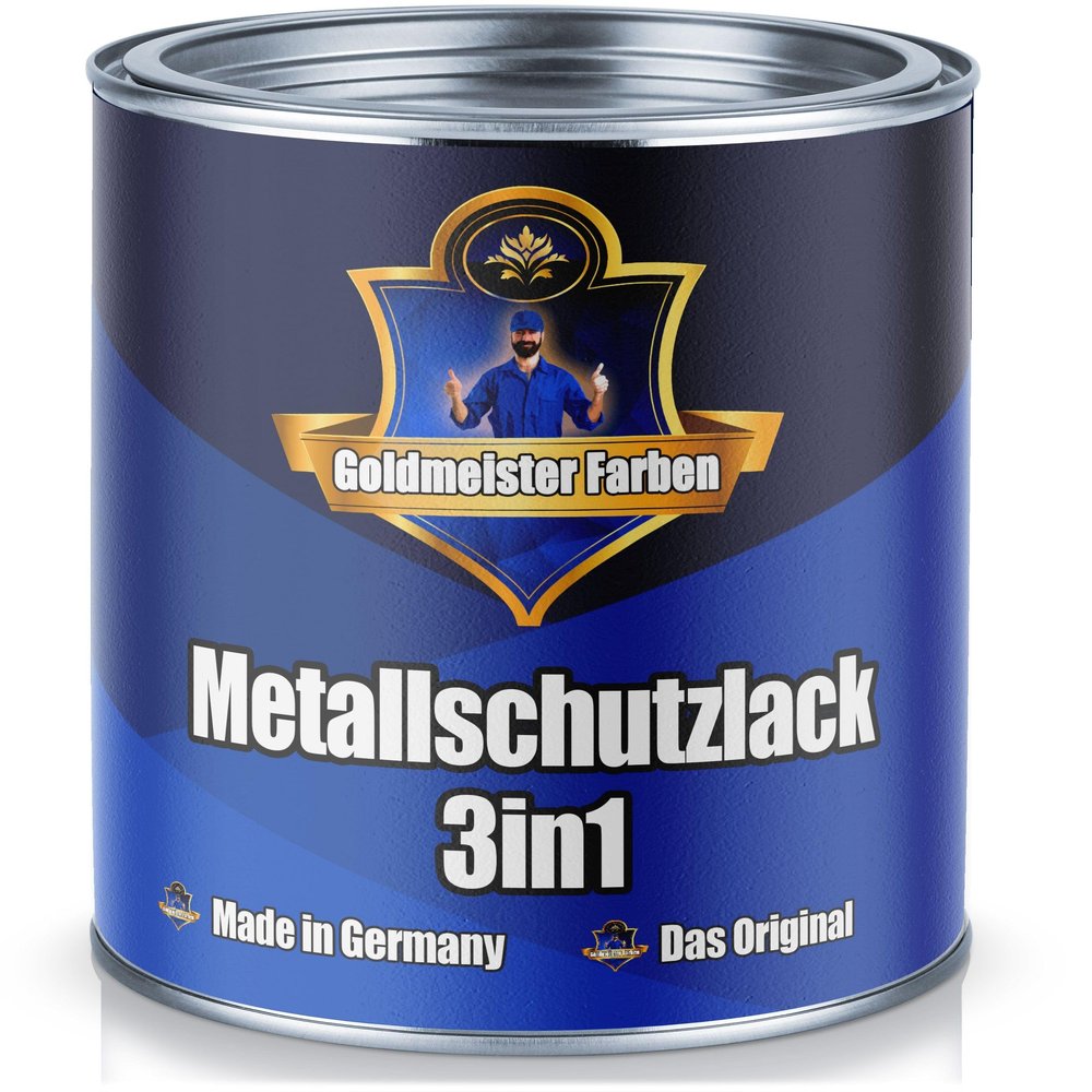 Goldmeister 3-in-1 Metal Protective Paint, 5 L, Reddish Brown (RAL 8012)