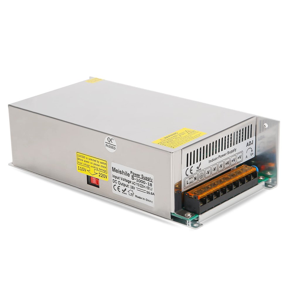 18V 55.6A 1000W DC Switching Power Supply, 220VAC to DC18V