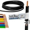 EBROM H07V-U 2.5 mm² Rigid Single-Core Wire, Black, 90 m view 1