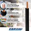 EBROM H07V-U 2.5 mm² Rigid Single-Core Wire, Black, 90 m view 2