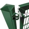 CAMAS Industrial Swing Gate Frame System, 1000 mm Wide (1430 mm, Moss Green) view 2